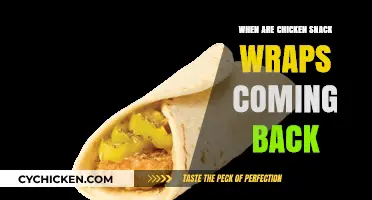 When Are Chicken Snack Wraps Returning to Menus?