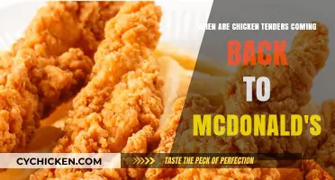 McDonald's Chicken Tenders: Return Date and Why They Left