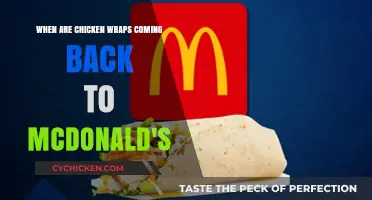 McDonald's Chicken Wraps: Return Date Revealed?