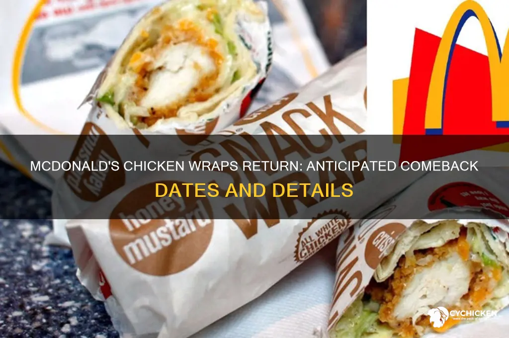 when are mcdonald