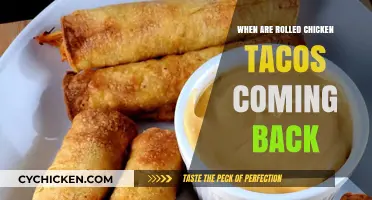 Rolled Chicken Tacos Return: Anticipated Comeback and Release Date