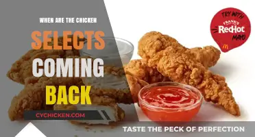 When Are Chicken Selects Returning to McDonald's Menu?