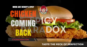 Wendy's Spicy Chicken Return: When Will It Be Back?
