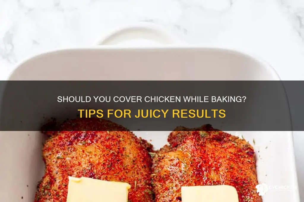 when baking chicken do i cover it