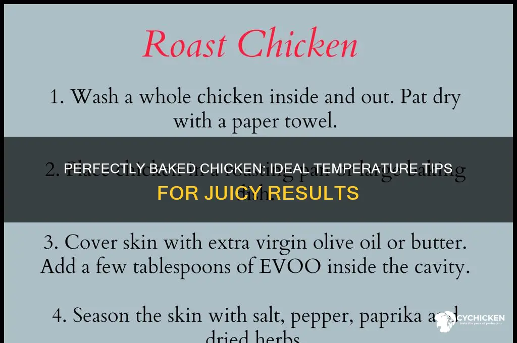 when baking chicken what temperature do you