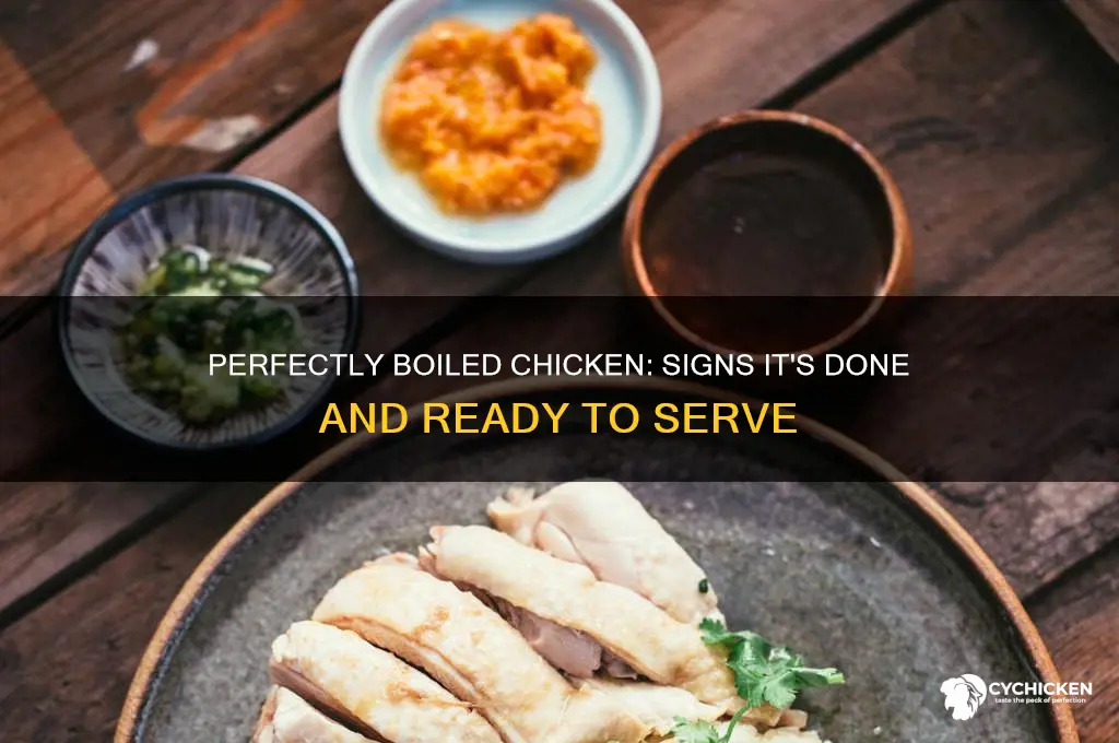when boiling chicken when is it done