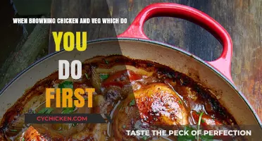 Chicken and Veg: What to Brown First?