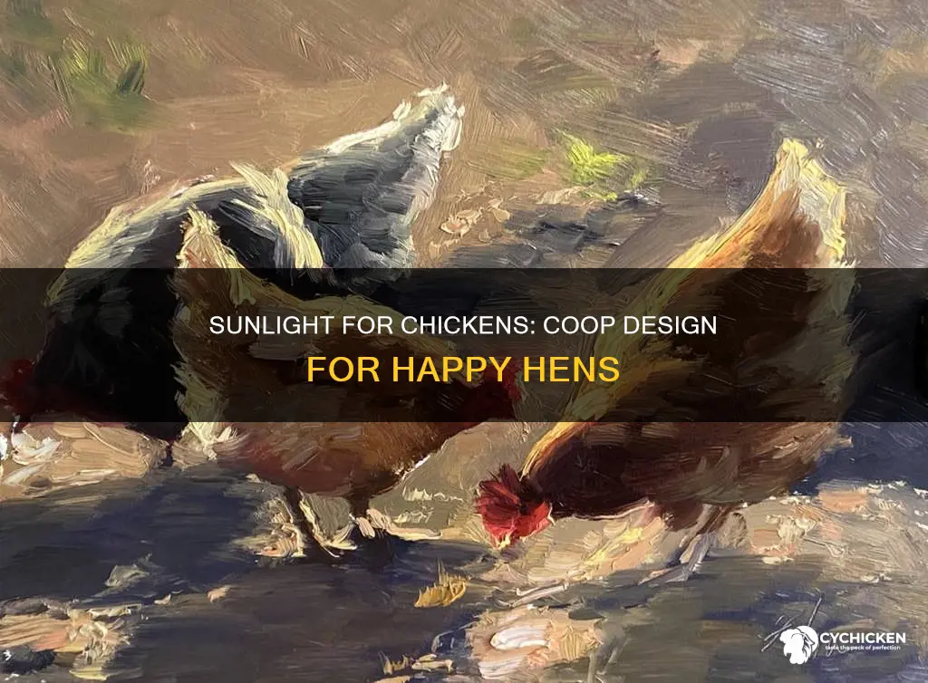 when building a chicken coup do chickens need sunlight