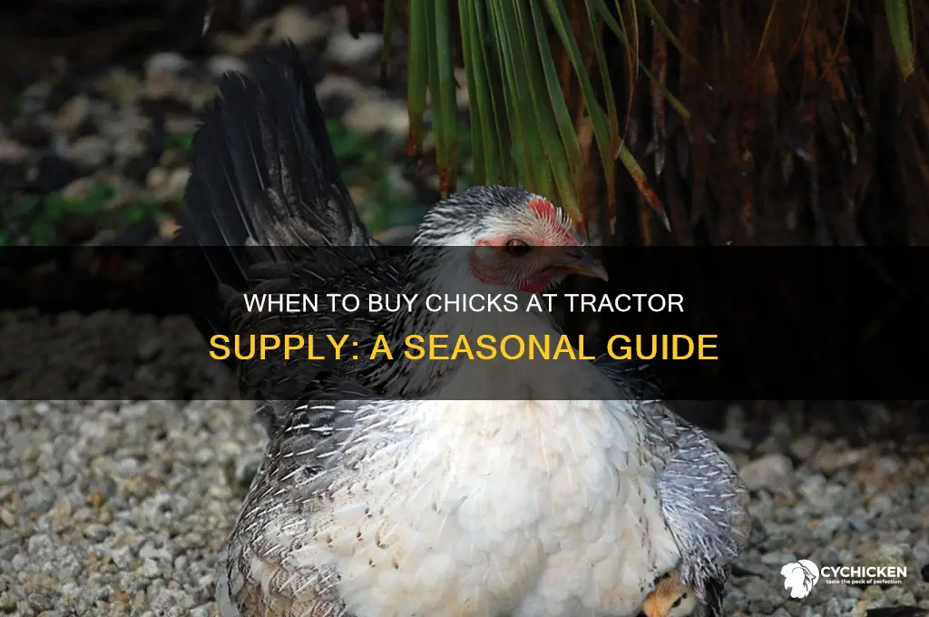 when can i buy chicks at tractor supply