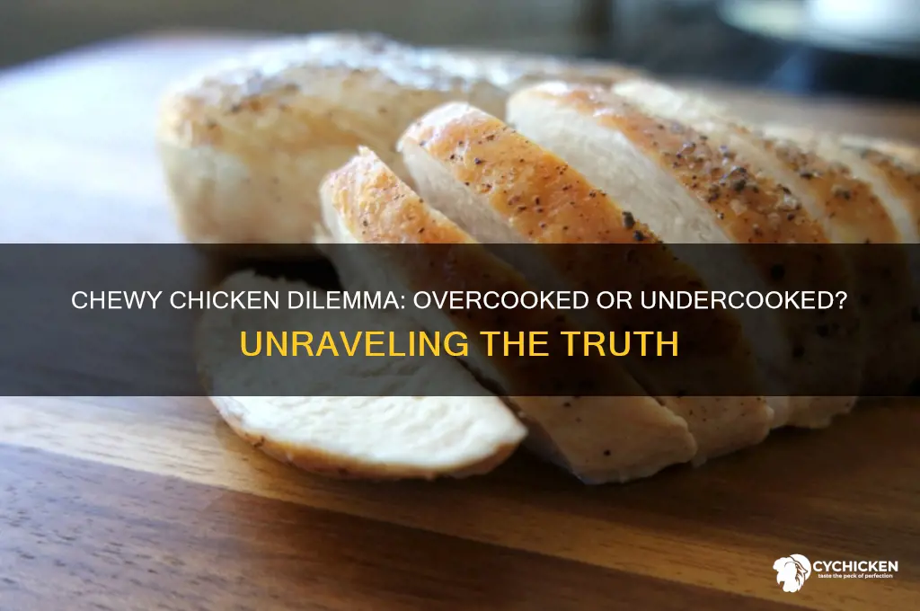 when chicken is chewy is it overcooked