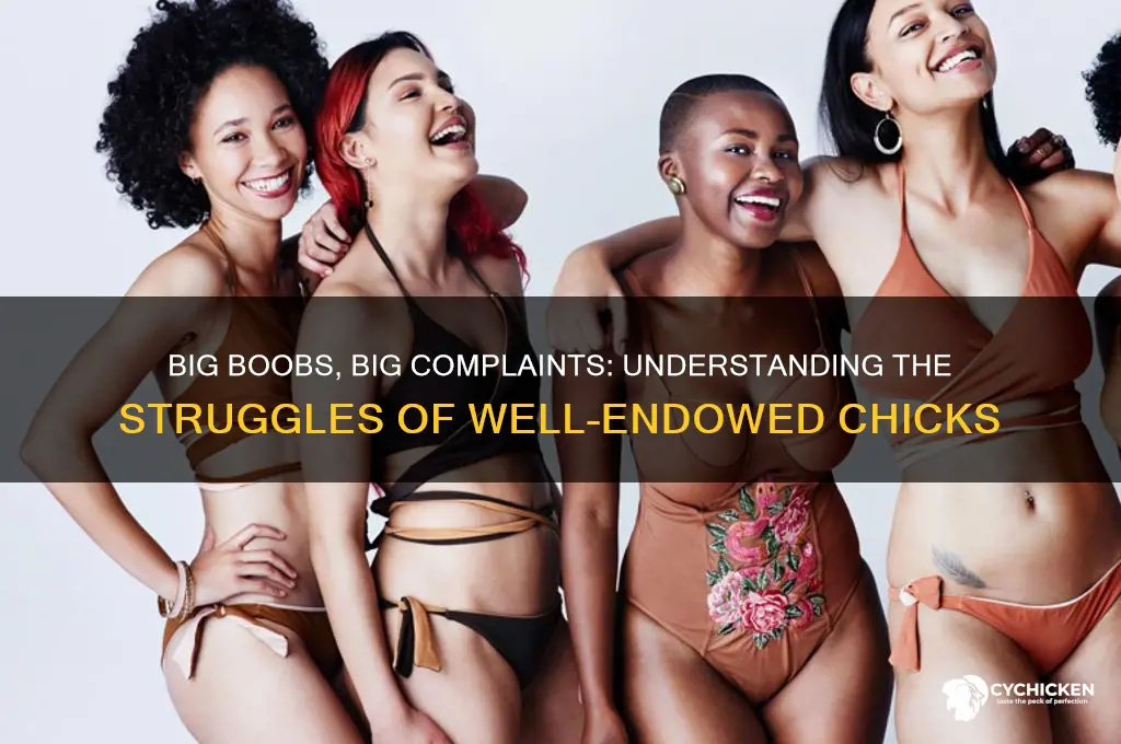 when chicks complain about their big boobs cw