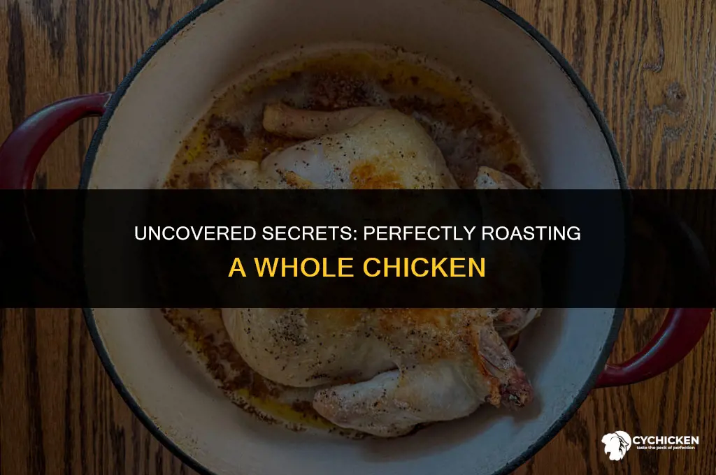 when cooking a whole chicken do i cover it
