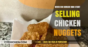 Burger King's Chicken Nuggets: A Tasty Timeline of Their Debut