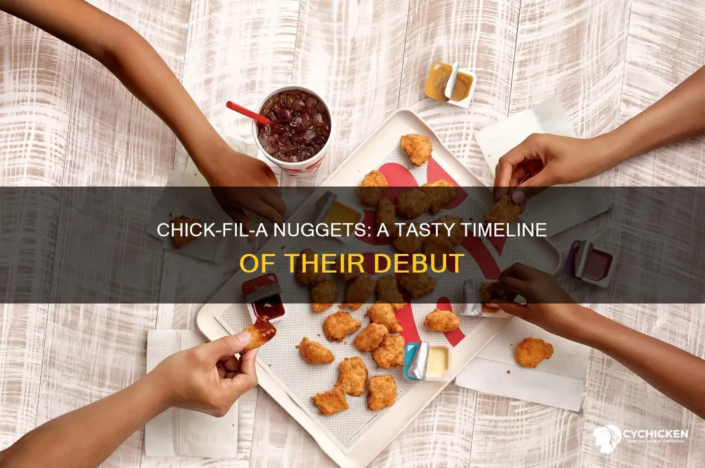 when did chick fil a come out with their nuggets