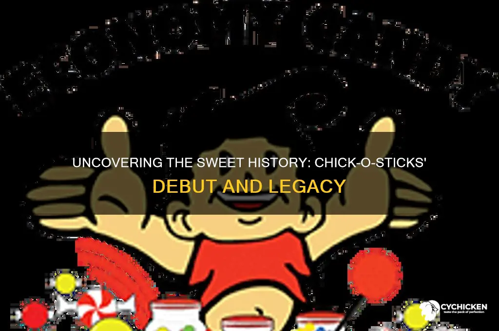 when did chick o sticks come out