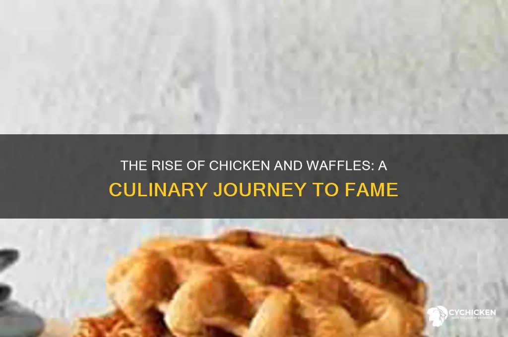 when did chicken and waffles became popular