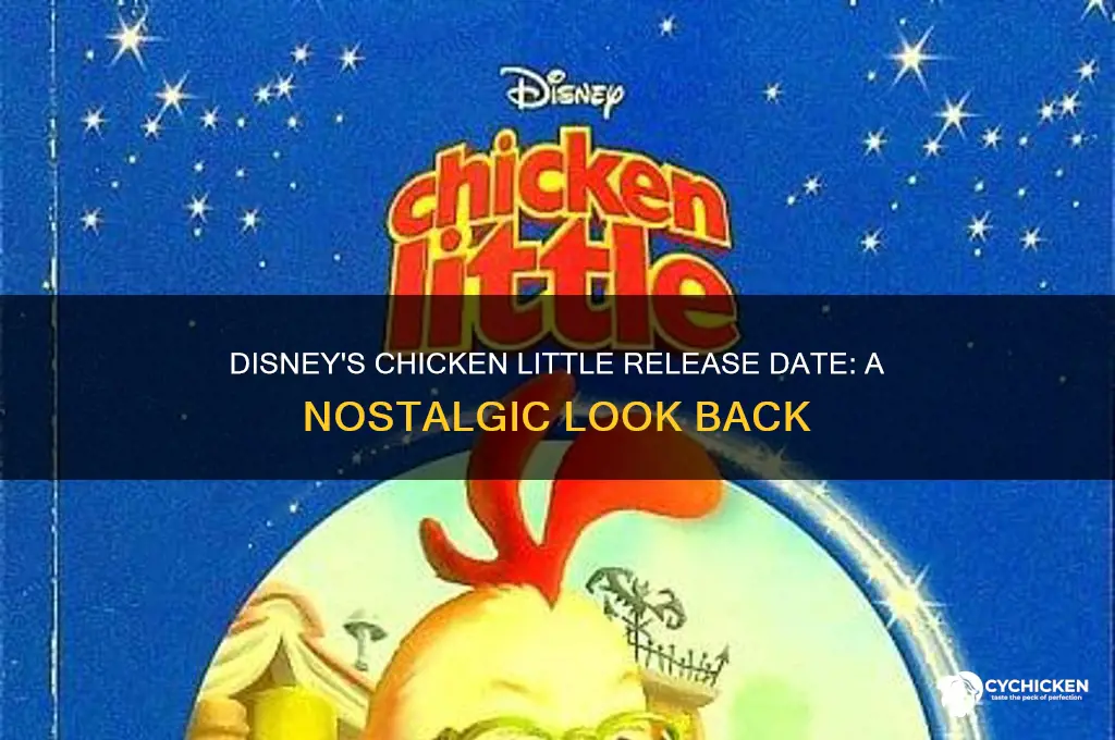 when did disney chicken little come out