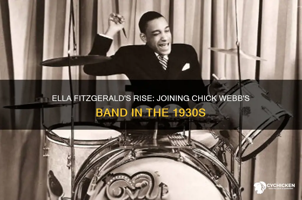 when did ella fitzgerald join chick webb