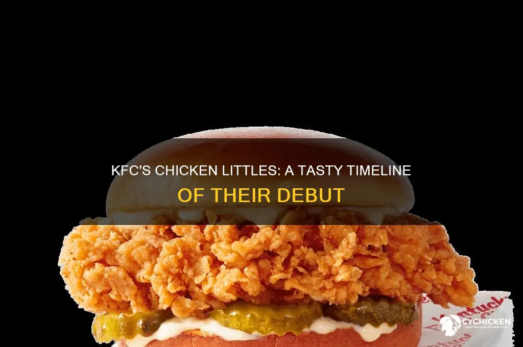 when did kfc come out with chicken littles