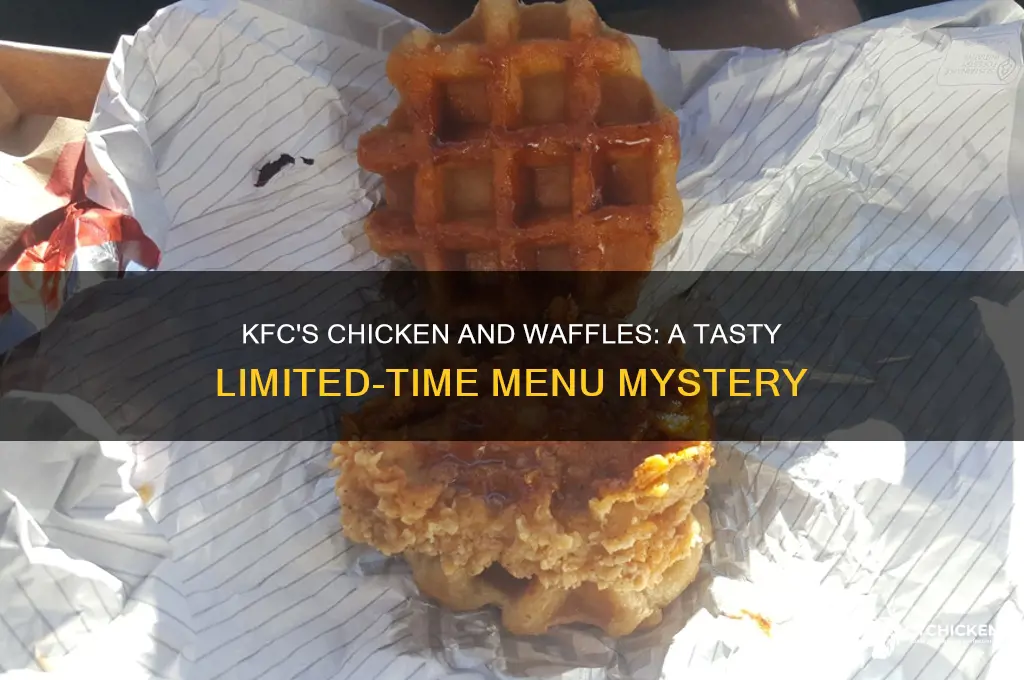 when did kfc offer chicken and waffles