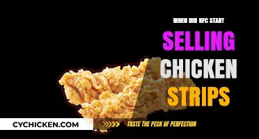 KFC's Chicken Strips: A Tasty Timeline of Their Menu Debut