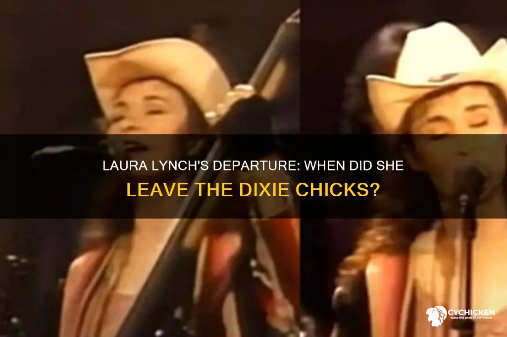 when did laura lynch leave dixie chicks