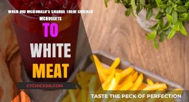 McDonald's Shift to White Meat Chicken McNuggets: The Changeover