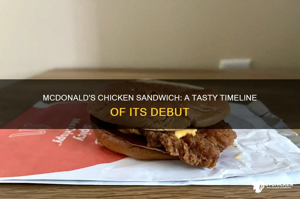 when did mcdonald