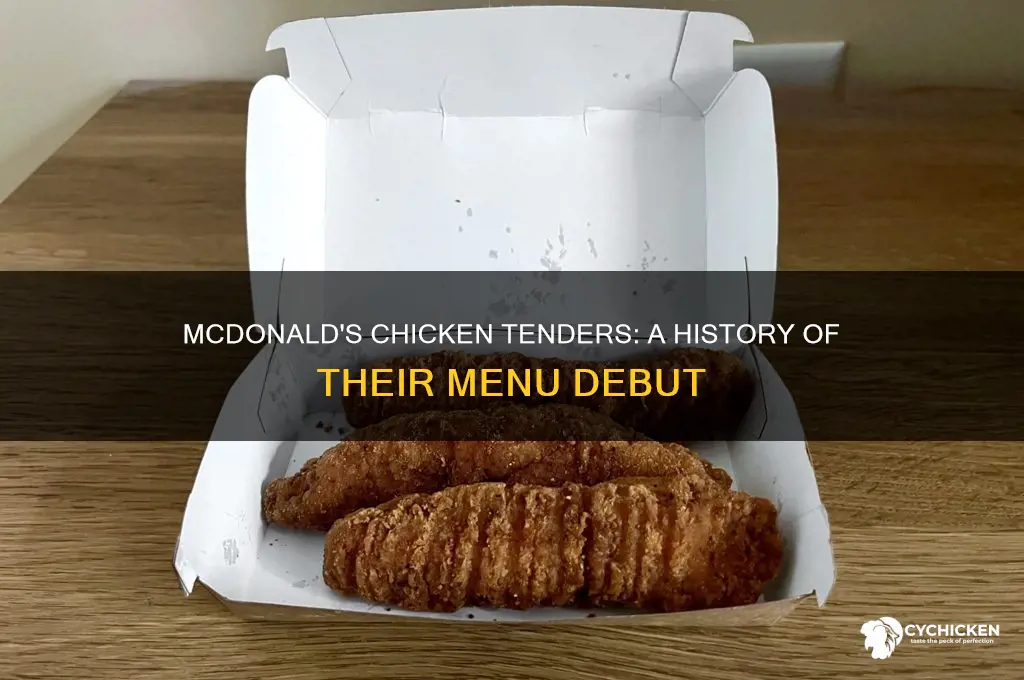 when did mcdonald