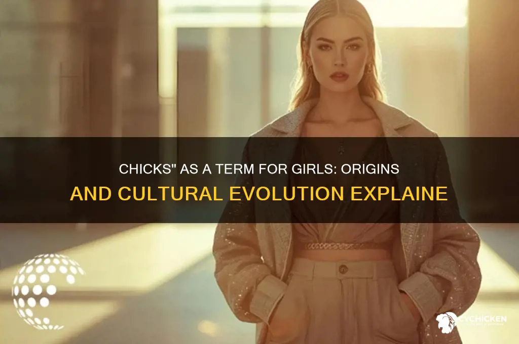 when did people start calling girls chicks