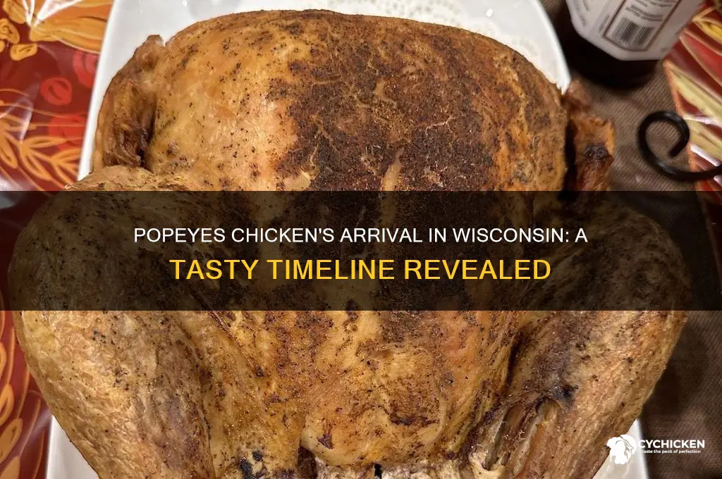 when did popeyes chicken come to wisconsin