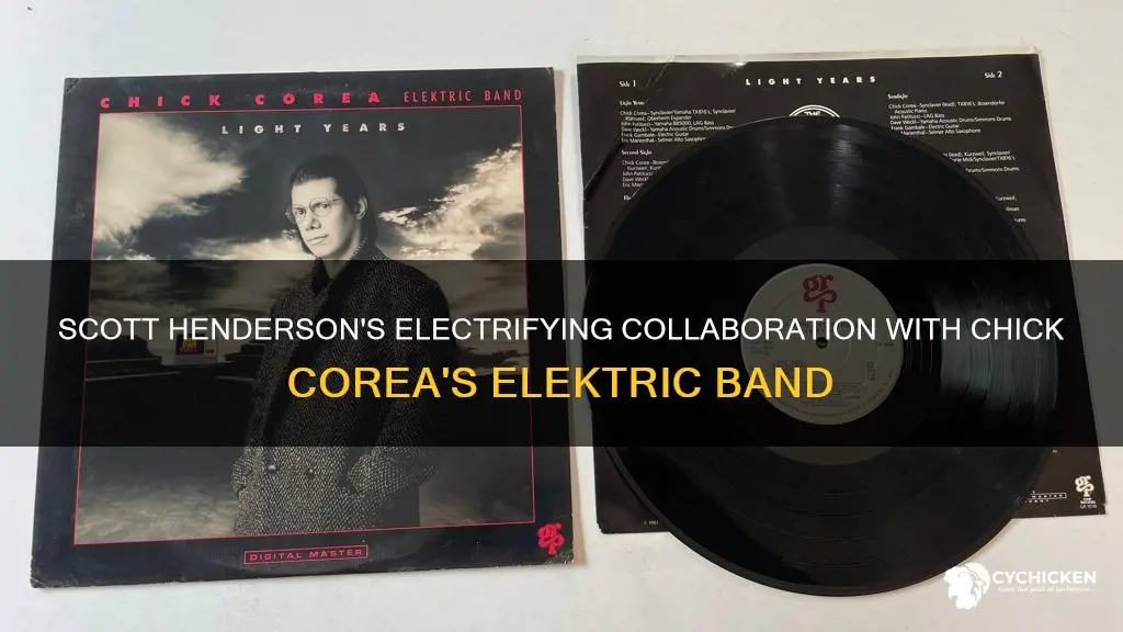 when did scott henderson play with chick corea elektric band