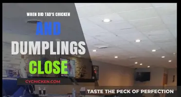 The End of an Era: Tad's Chicken and Dumplings Closure