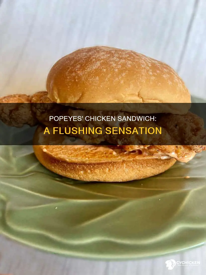 when did the chicken sandwhich come out popeyes flushing