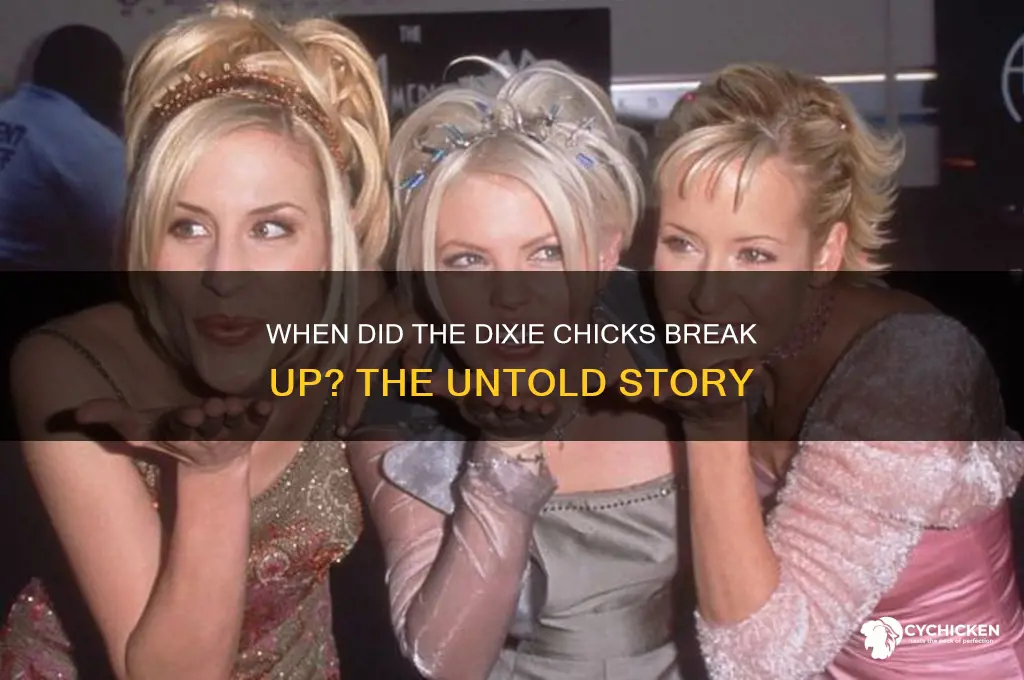 when did the dixie chicks break up