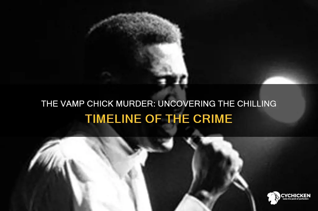 when did the vamp chick murder happen