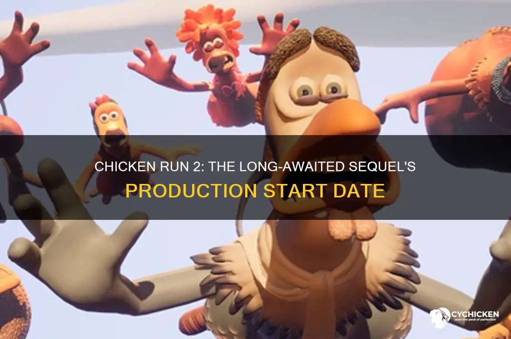 when did they start making chicken run 2