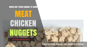 Tyson's Dark Meat Chicken Nuggets: When Did the Switch Happen?