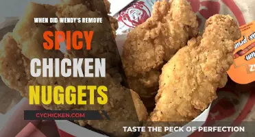 Wendy's Spicy Chicken Nuggets Discontinued: A Timeline of the Change