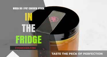 Chicken Stock Storage: When to Refrigerate?