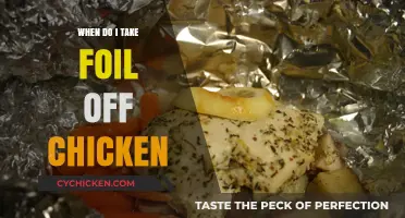 Perfectly Cooked Chicken: Timing Foil Removal for Juicy Results
