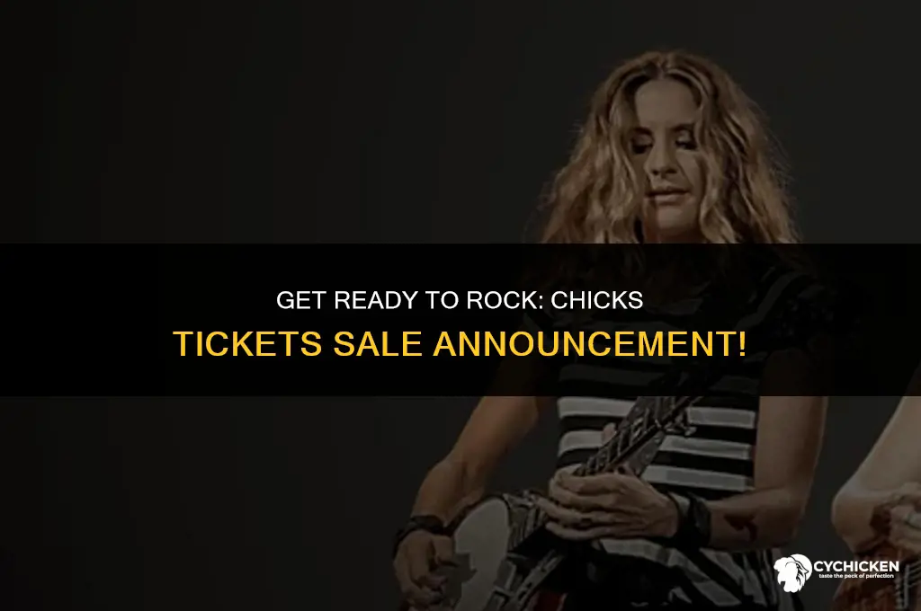 when do the chicks tickets go on sale