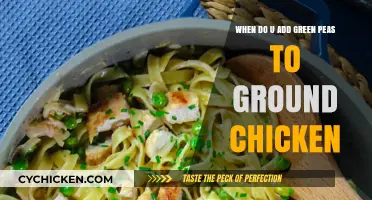 Ground Chicken and Peas: Perfect Pairing Timing