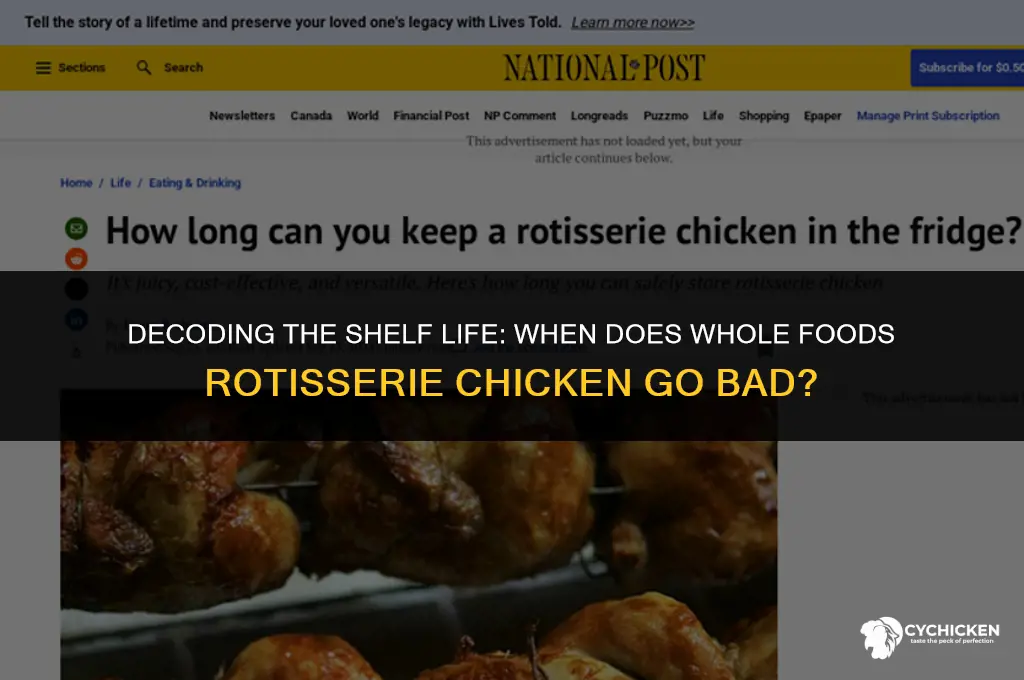when do whole foods preps rotisserie chicken