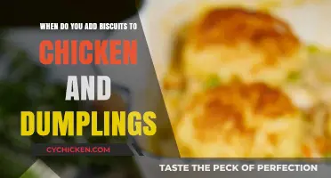 The Best Time to Add Biscuits to Chicken and Dumplings
