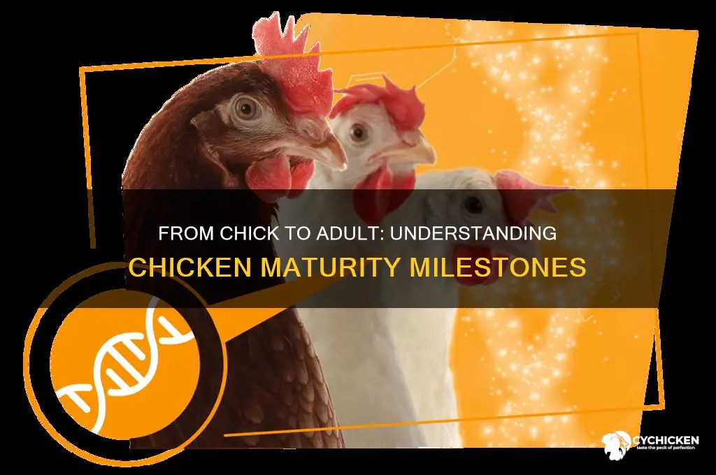 when does a chicken become an adult