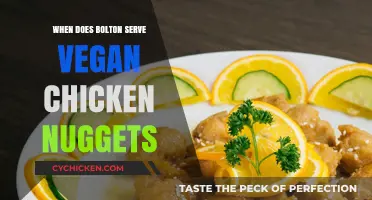 Bolton's Vegan Chicken Nuggets: Availability and Serving Schedule Explained