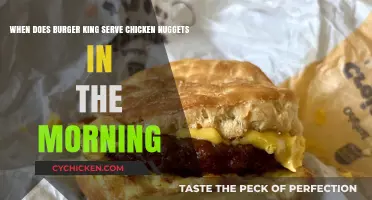 Burger King's Morning Chicken Nuggets: Availability and Serving Hours