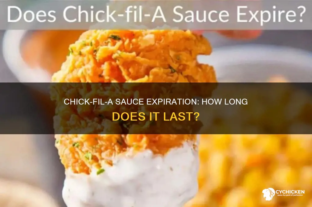 when does chick fil a sauce expire