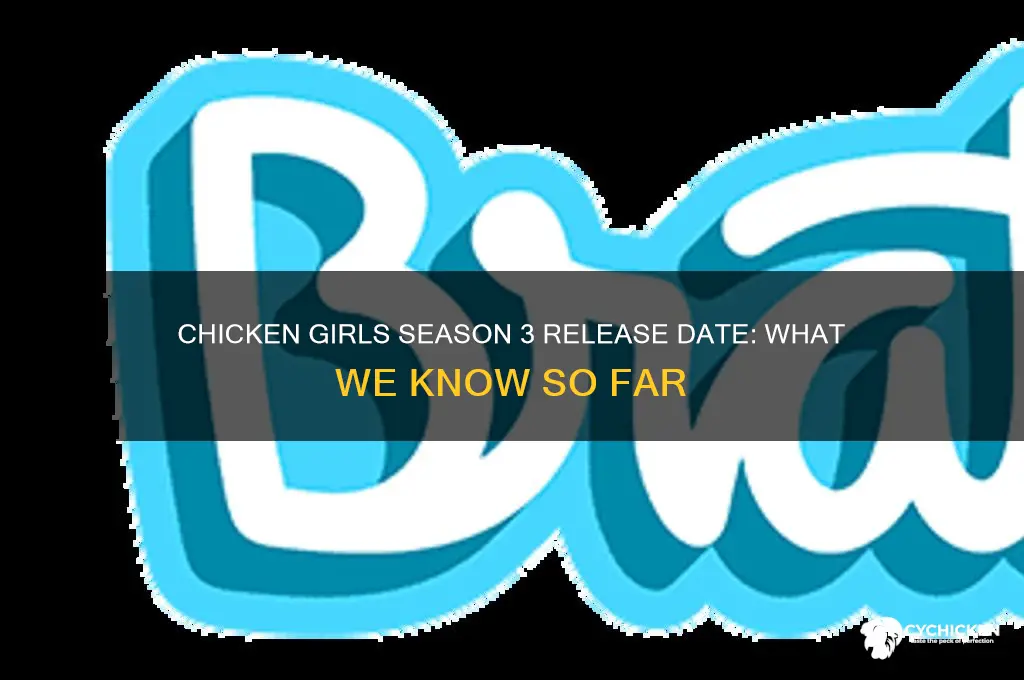 when does chicken girls season 3 come out